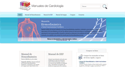 Desktop Screenshot of manualesdecardiologia.com
